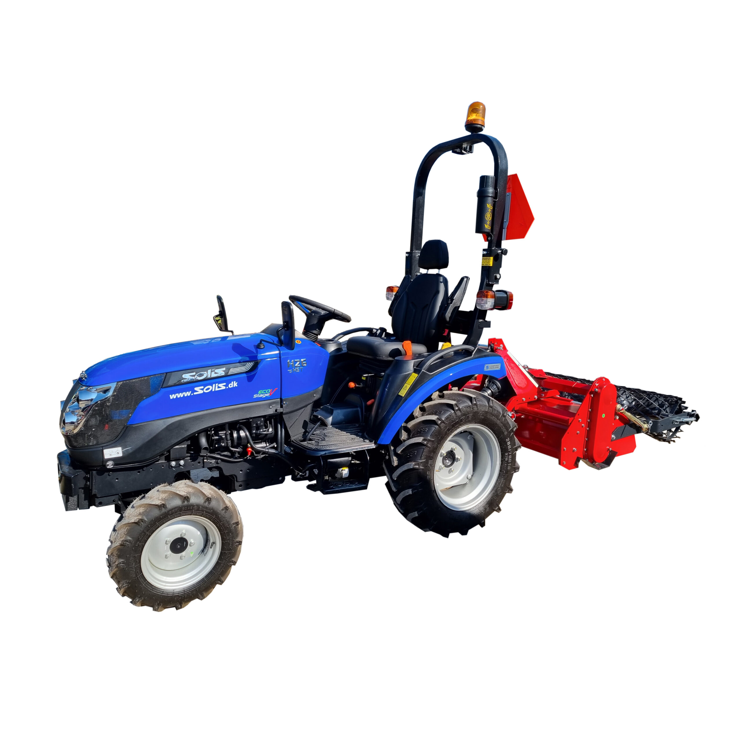 Solis traktor m. Stennedlægningsfræser